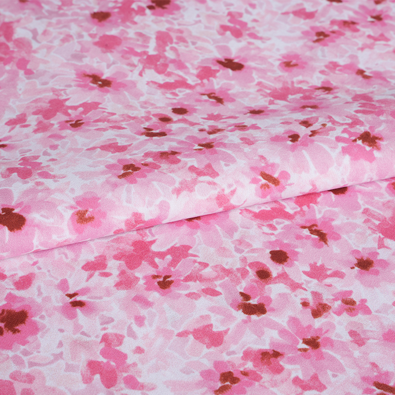 75D/18T Neuredna maglovita tkanina s cvjetnim printom