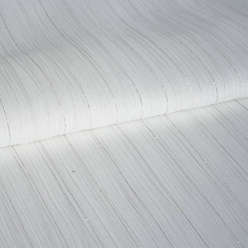 75D srebrni svileni šifon krep