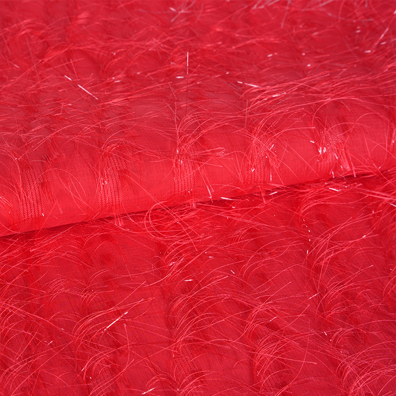 75D Uragiri tkanina od rezanog cvijeća s resicama