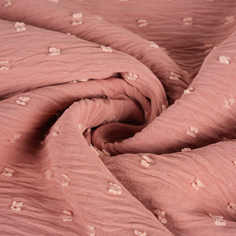 180dcey Četverostrana elastična vunena tkanina Uragiri s šiljastim rezanim cvijetom