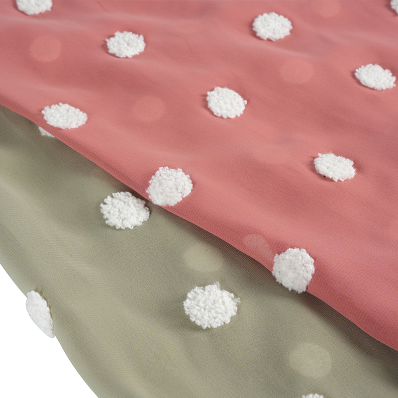 75d/18t ravni šifon s tkaninom za vezenje ručnika