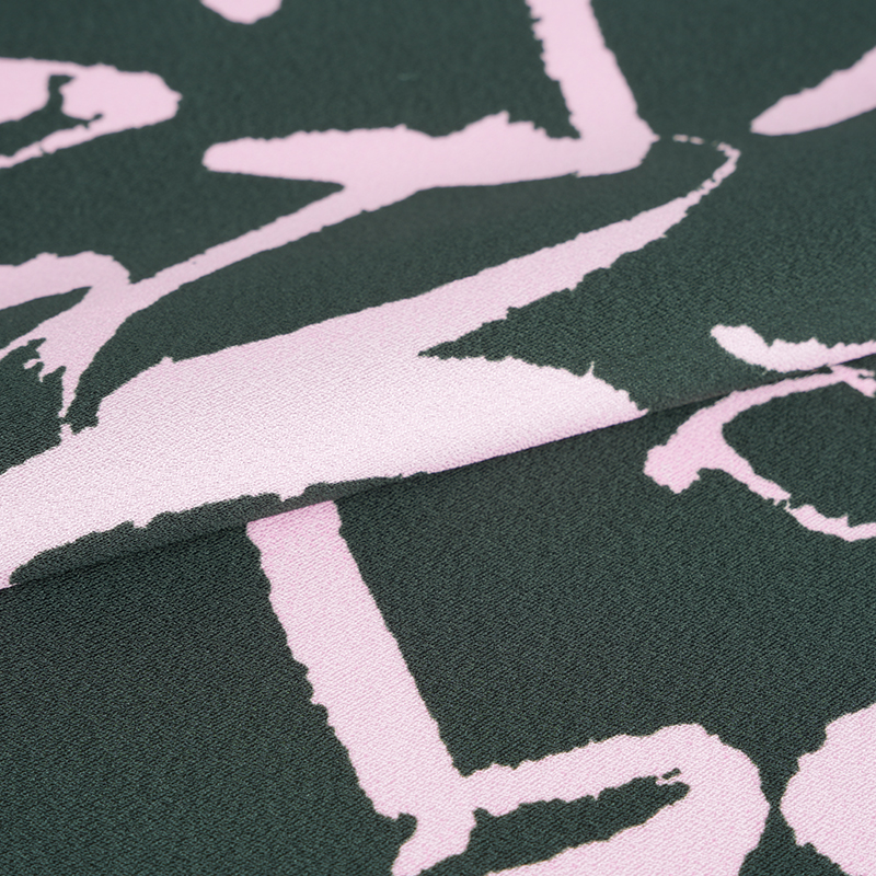 75D*120D poliesterska svilena naborana arapska tkanina s printom