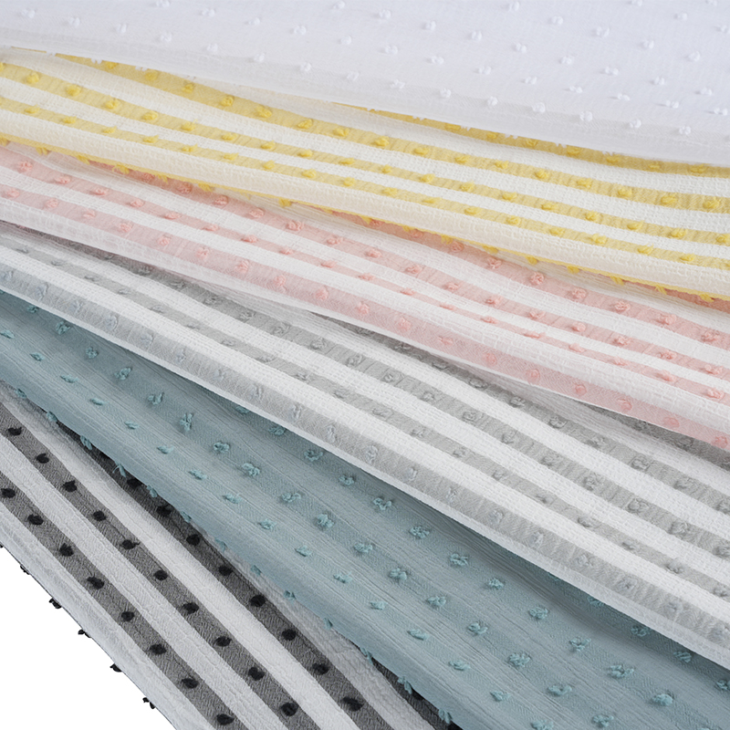 75D kationska nano krep prugasta tkanina s printom