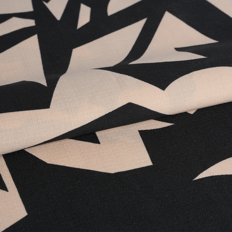 5068 Linglong tkanina od konoplje u ružičastoj i crnoj boji