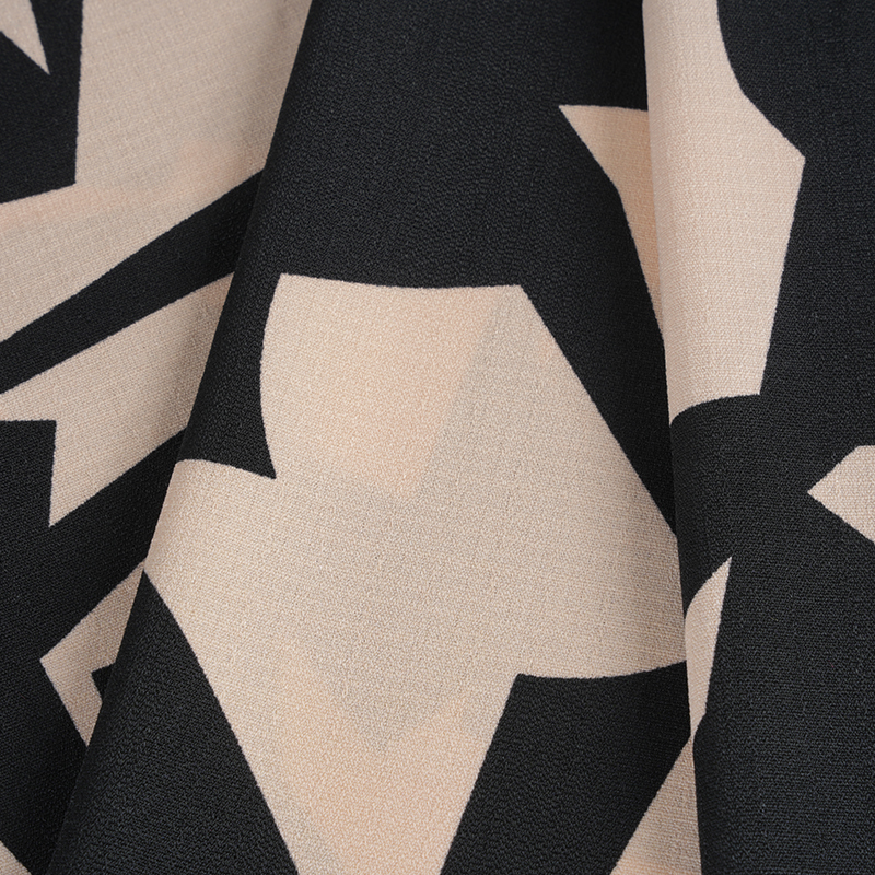 5068 Linglong tkanina od konoplje u ružičastoj i crnoj boji