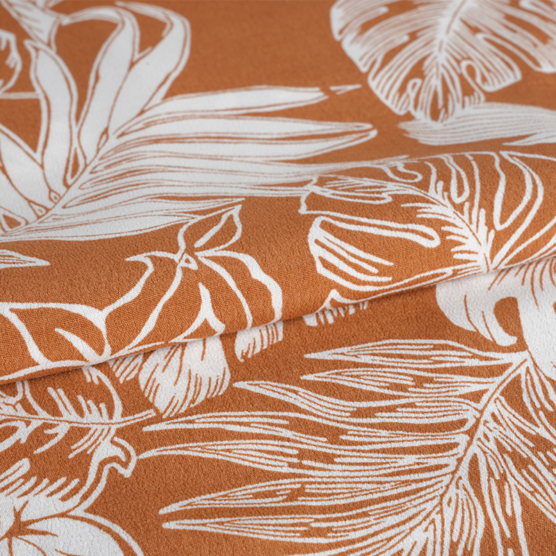 Bogato tkana tiskana krep tkanina