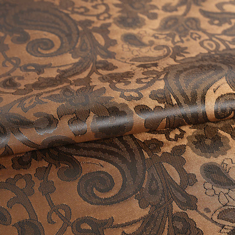 Poliester Jacquard s nazubljenim lutnjastim cvijetom