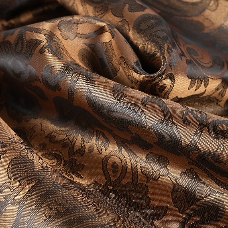 Poliester Jacquard s nazubljenim lutnjastim cvijetom