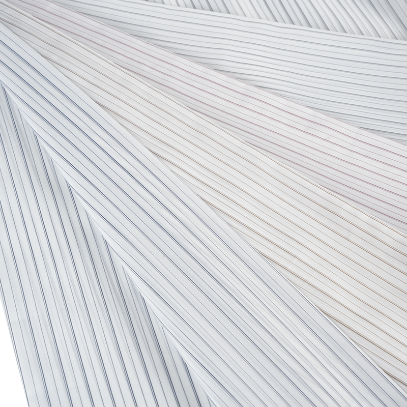 100% poliester rastezljiva prugasta tkanina za podstavu rukava