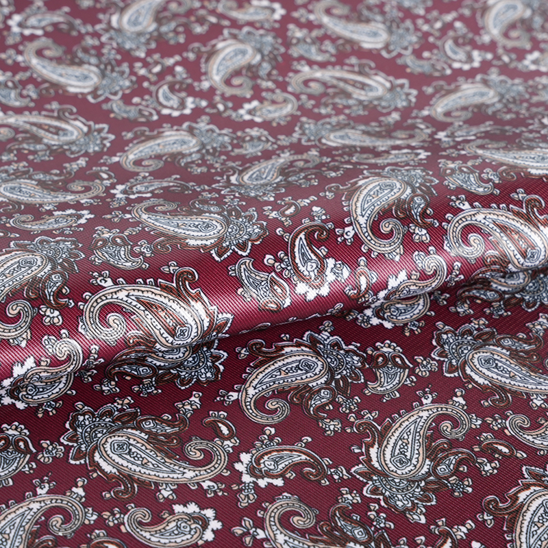 Tkanina s imitacijom poliestera loquat s cvjetnim otiskom