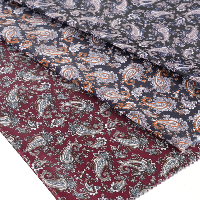 Tkanina s imitacijom poliestera loquat s cvjetnim otiskom